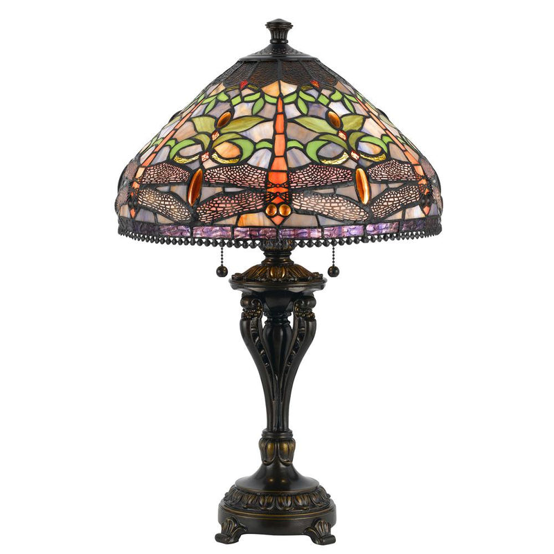 60W X 2 Tiffany Table Lamp