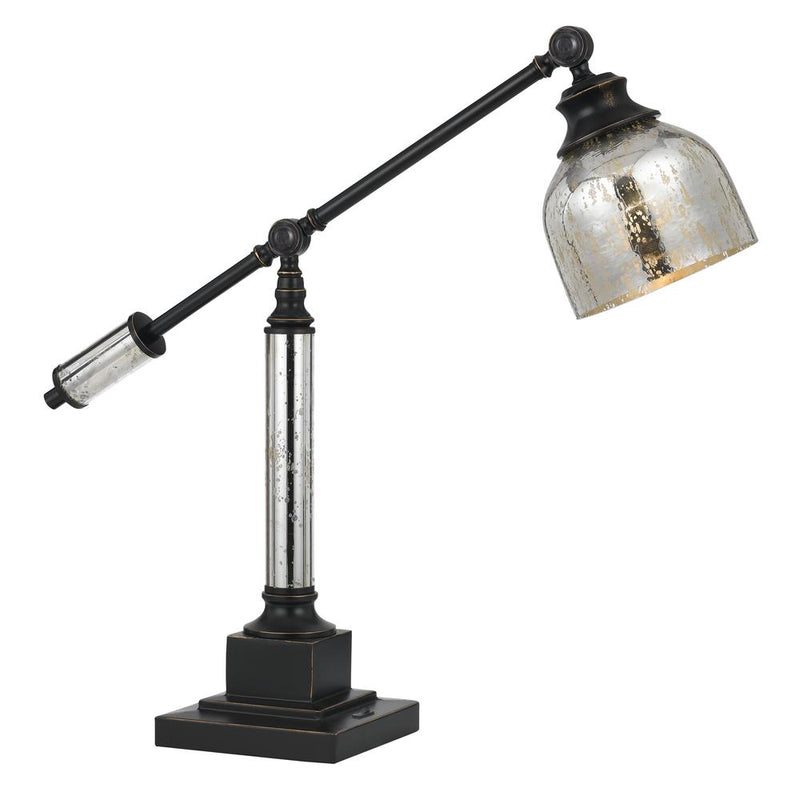 24.5  Height Metal Desk Lamp in Dark Bronze