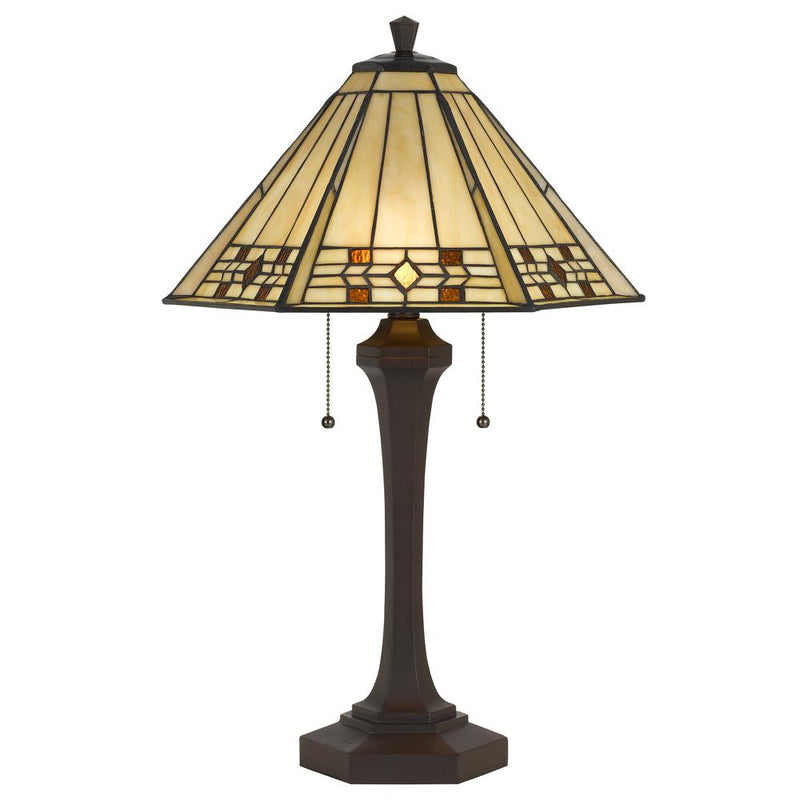 60W X 2 Tiffany Table Lamp