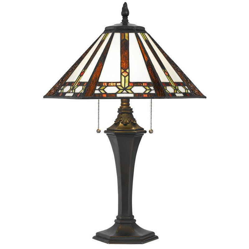 60W X 2 Tiffany Table Lamp