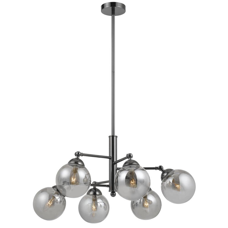 40W X 6 Prato Metal/Glass 6 Lights Chandelier