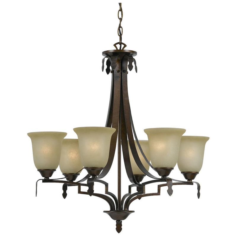 60W X 6 Dabois 6 Light Chandelier