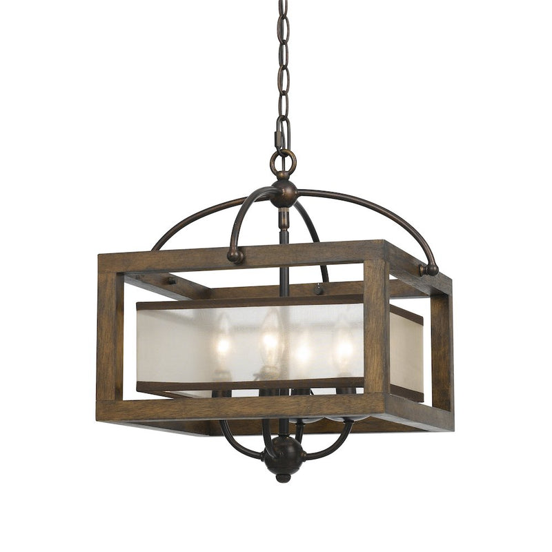 60W X 4 Semi-Flush Pendant