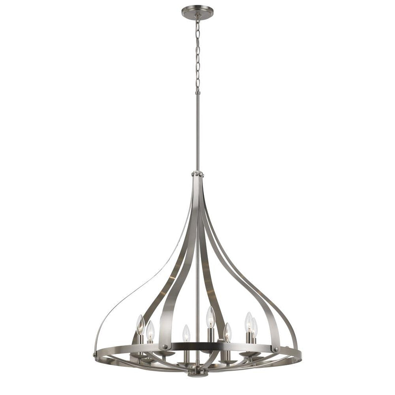 60W X 8 Meridian Chandeliler