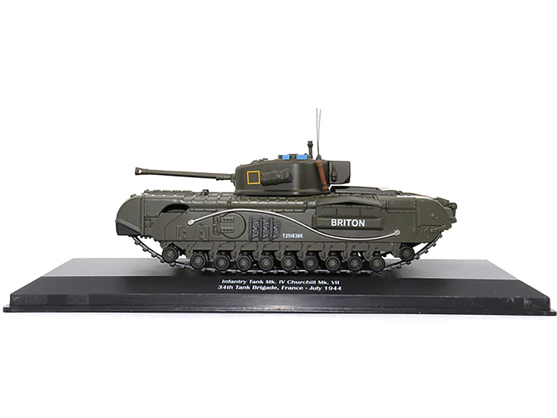 Infantry Tank Mk. IV Churchill Mk. VII "Briton" "UK 34th Tank Brigade France July 1944" 1/43 Diecast Model by AFVs of WWII