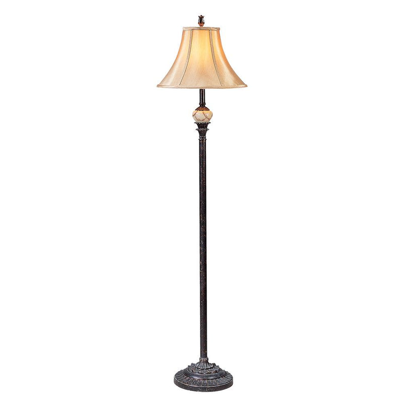 Antique Black Floor Lamp