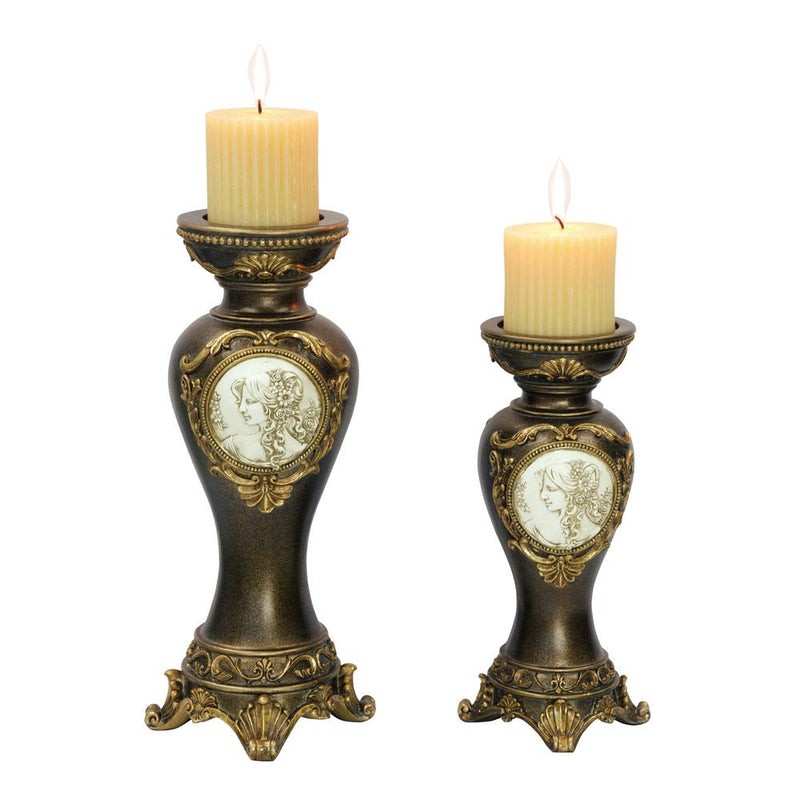 14 /11 H Candleholder Set (Set Of 2)