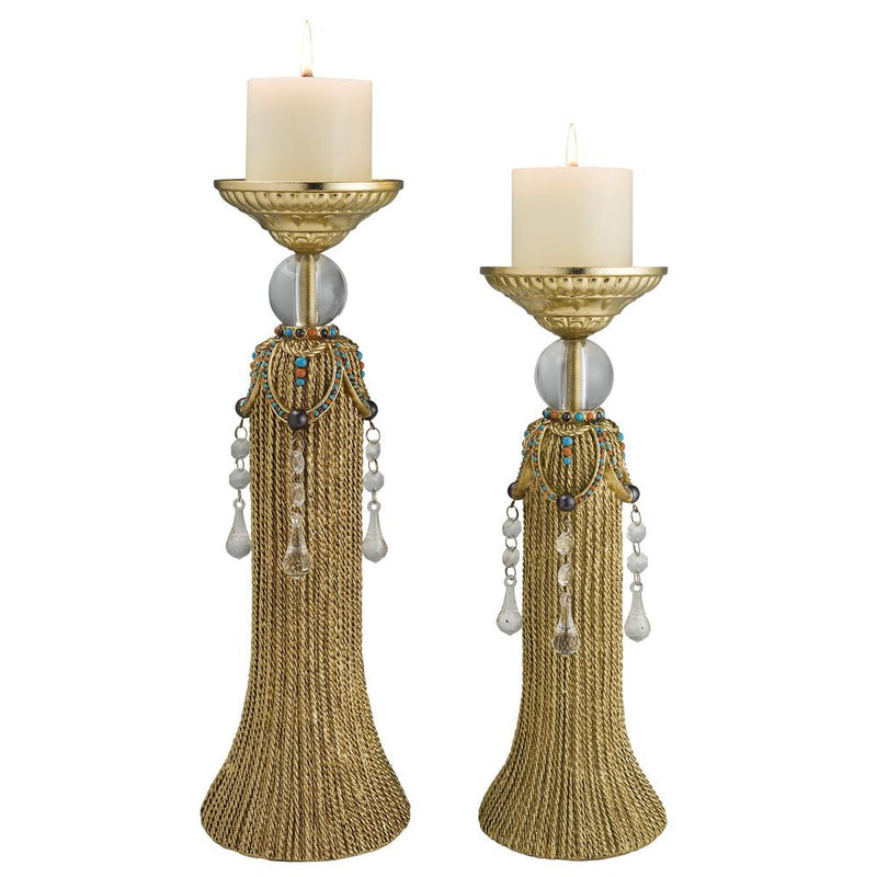 Auric Twists Candleholder Set