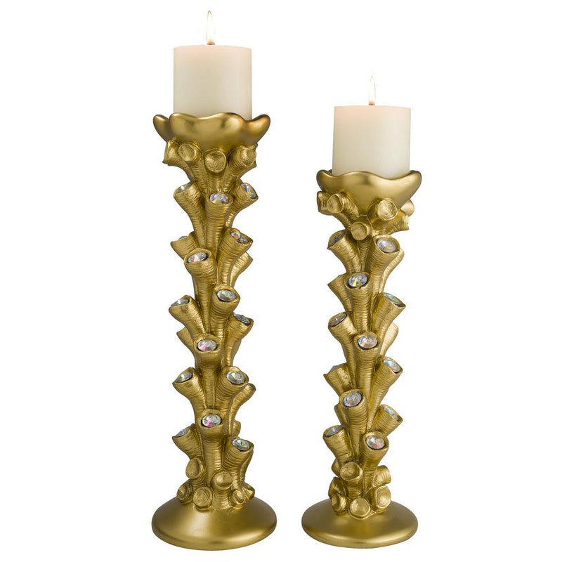 Auric Twists Candleholder Set