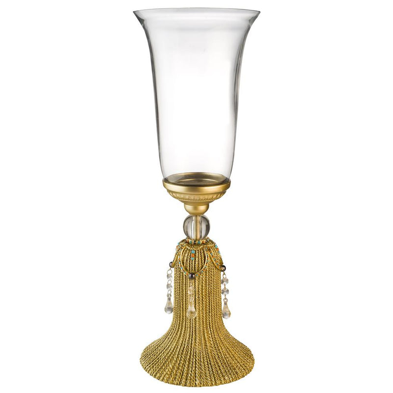 Auric Twists Decorative Vase With Glass