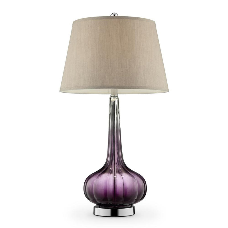 30 H Mulberry Glass Table Lamp