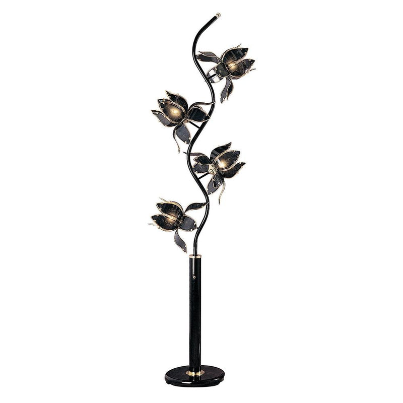 73 H Black Floor Lamp