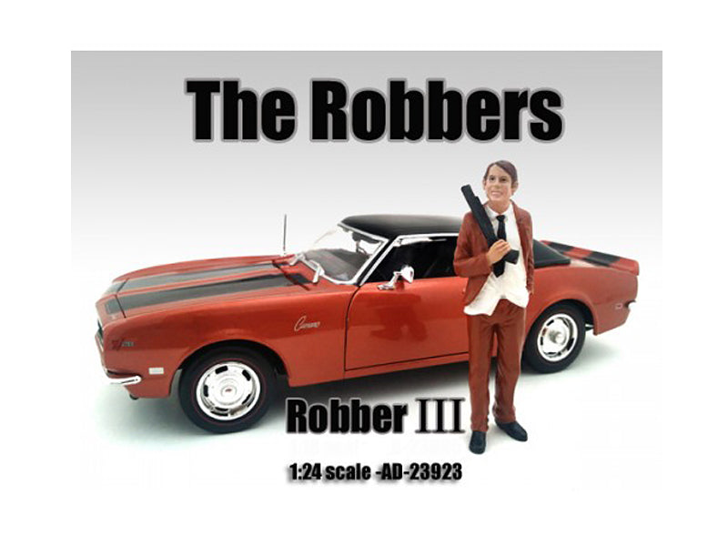 The Robbers Robber III Figure For 1:24 Scale Models by American Diorama