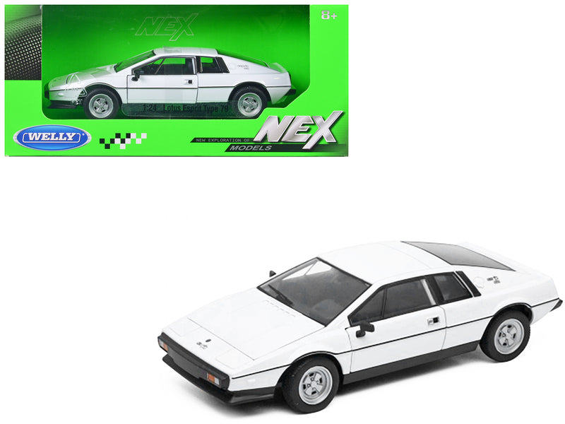 Lotus Esprit S2 Type 79 White "NEX Models" Series 1/24 Diecast Model Car by Welly