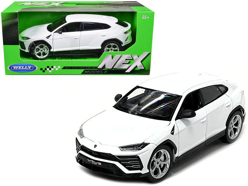 Lamborghini Urus White "NEX Models" 1/24 Diecast Model Car by Welly