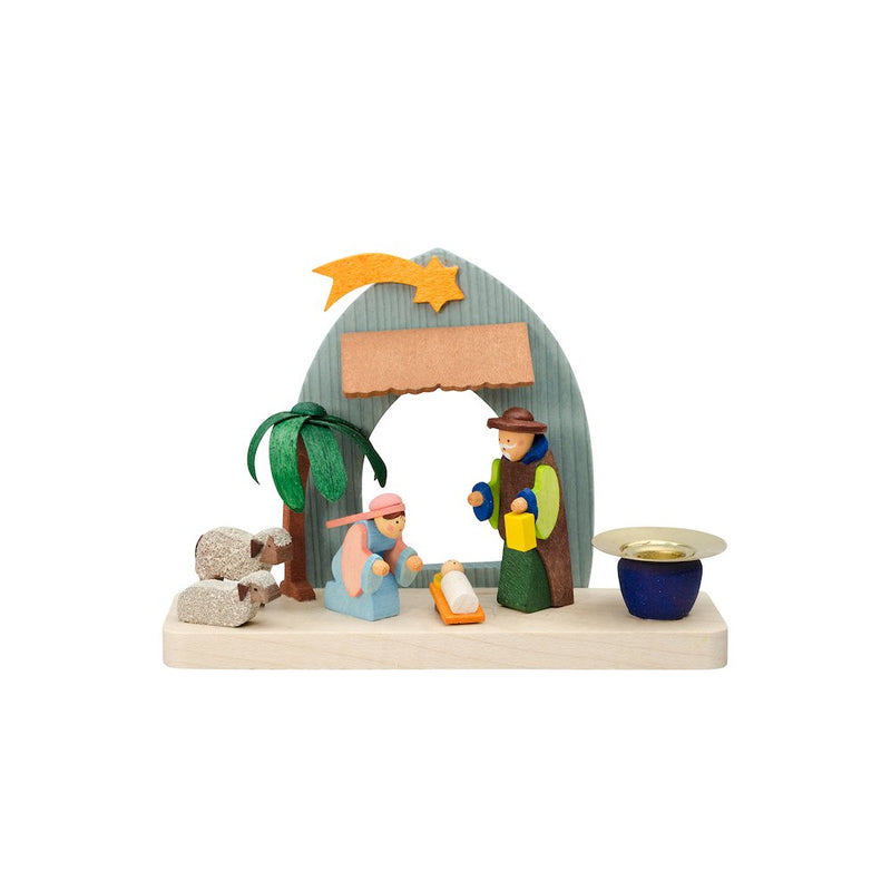 Ornament - Nativity Scene Candleholder