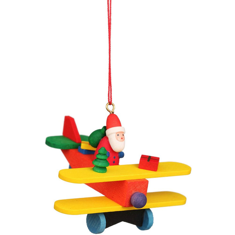 Ornament - Santa " Plane