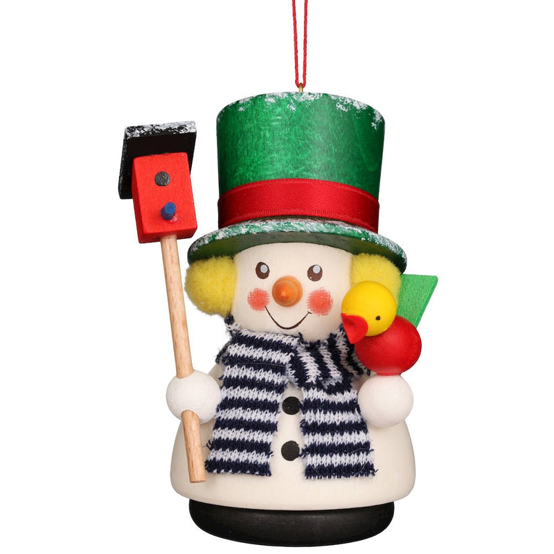 Ornament - Snowman With Bird House