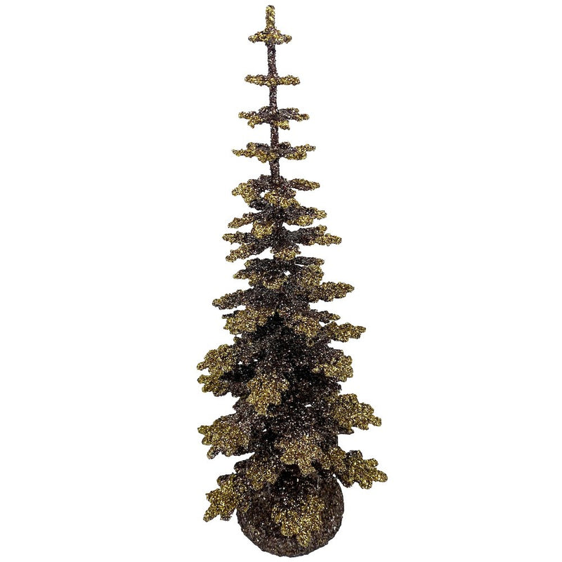 Paper Mache Tree with Gold Edges- 25cm