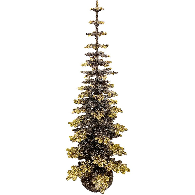 Paper Mache Tree with Gold Edges- 30cm