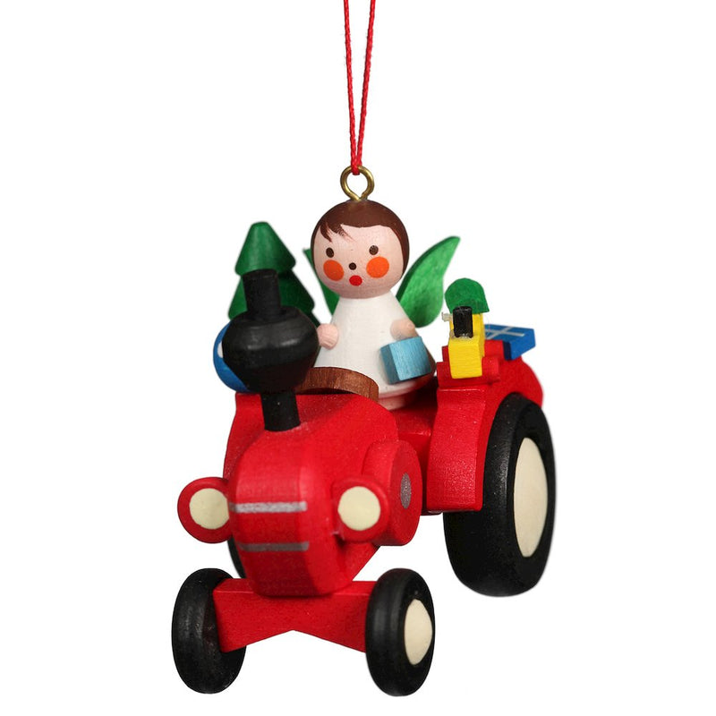 Christian Ulbircht Ornament - Tractor With Angel