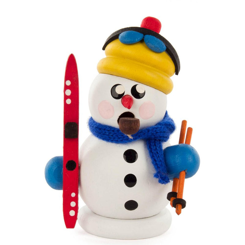 Incense Burner - Snowman Skier