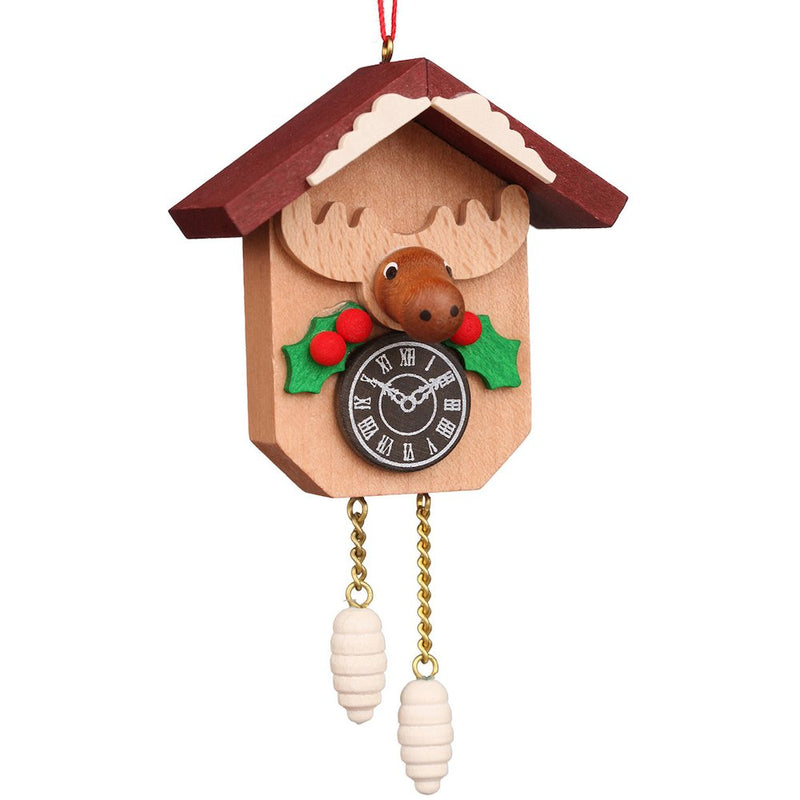 Ornament - Elk on Cuckoo Clock