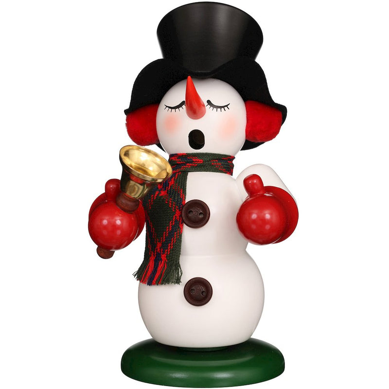 Incense Burner - Snowman with Bell