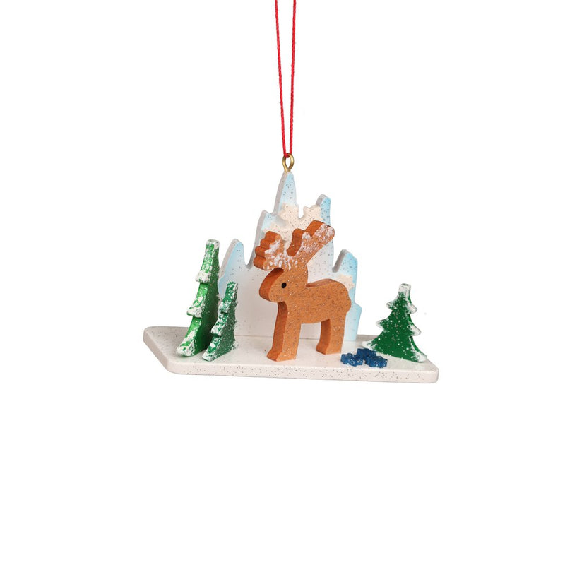 Ornament - Ice Landscape With Reindeer