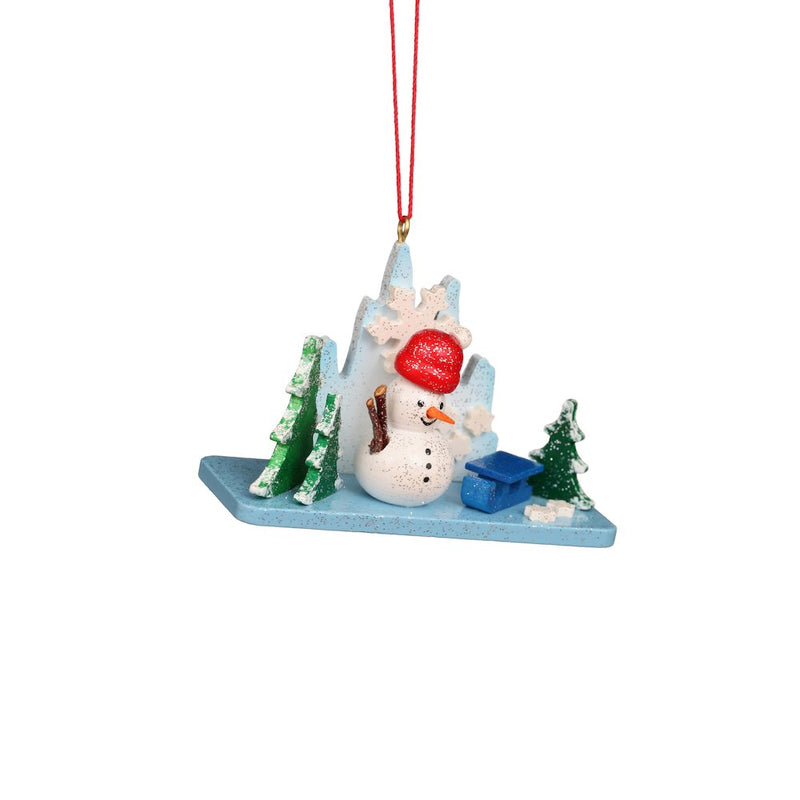 Ornament - Ice Landscape With Snowman