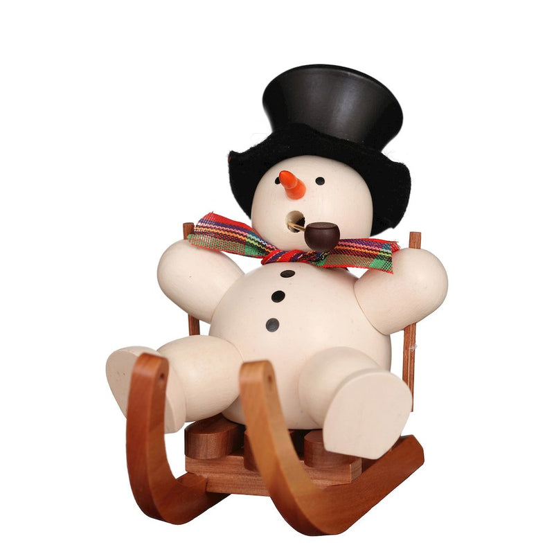 Incense Burner - Snowman with Sled