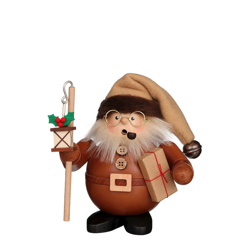 Incense Burner - Santa with Lantern (Natural)