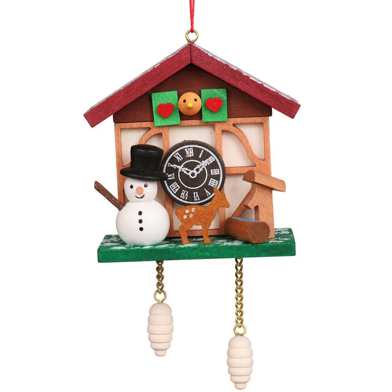 Ornament - Cuckoo Clock Snowman