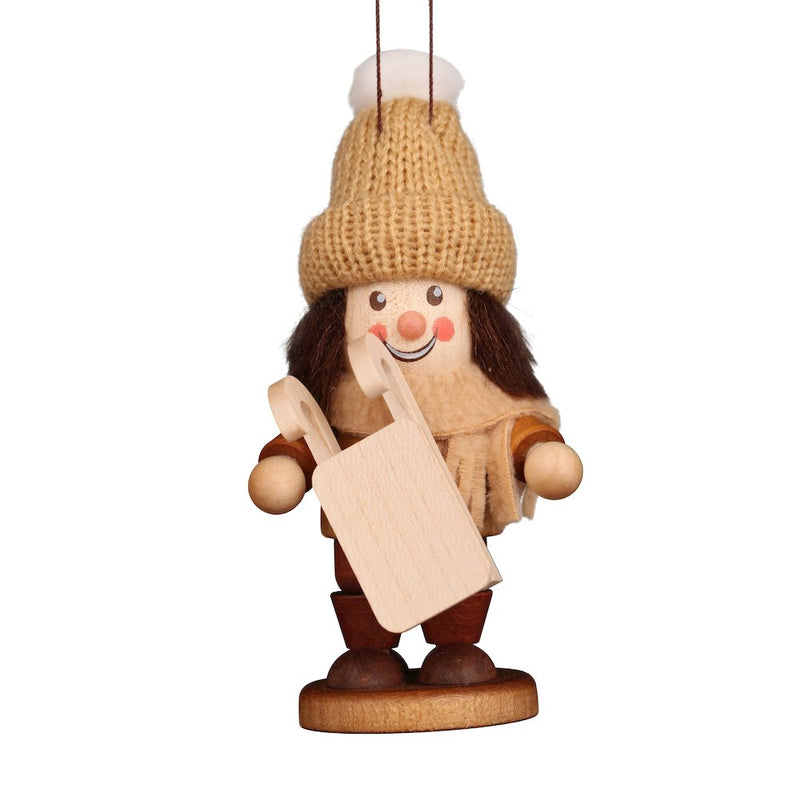 Ornament - Natural Sledder