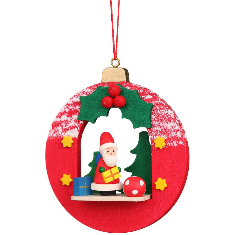 Ornament - Santa " Xmas Ball