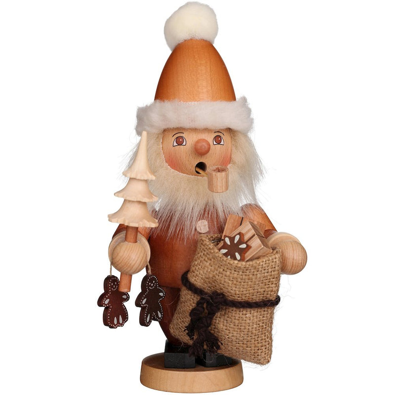 Incense Burner - Santa with Sack and G"ger Bread Cookies (Natural)