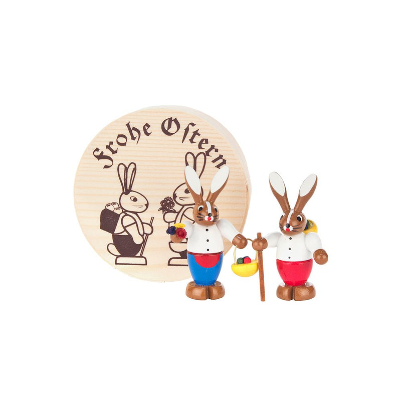 Easter Ornament - Chip Box Rabbit Couple