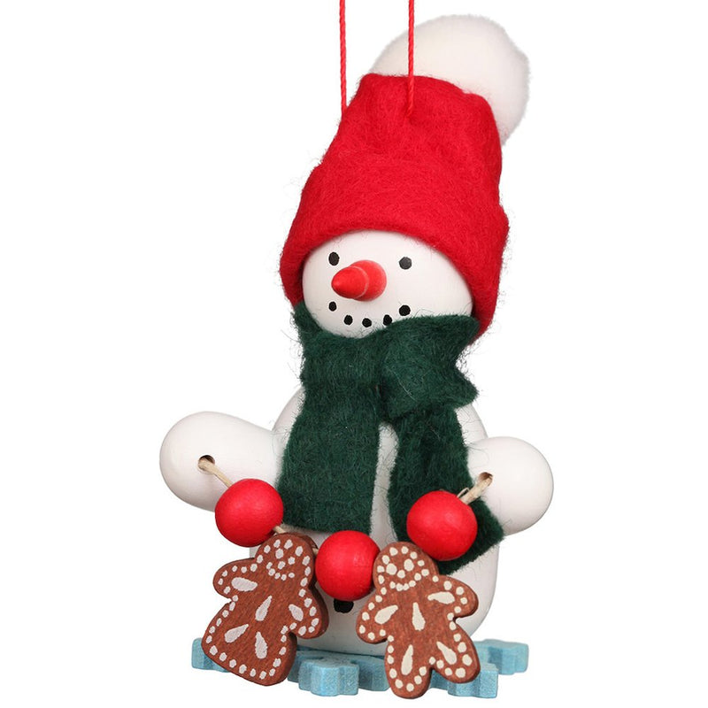 Ornament - Snowman with Gingerbread Cookies