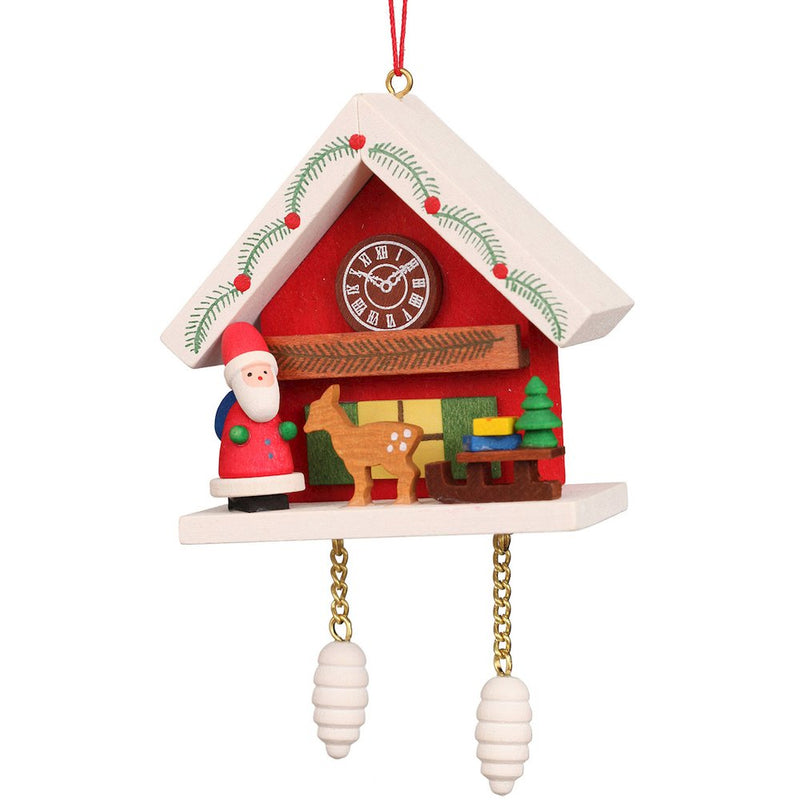 Ornament - Santa with Red Cuckoo