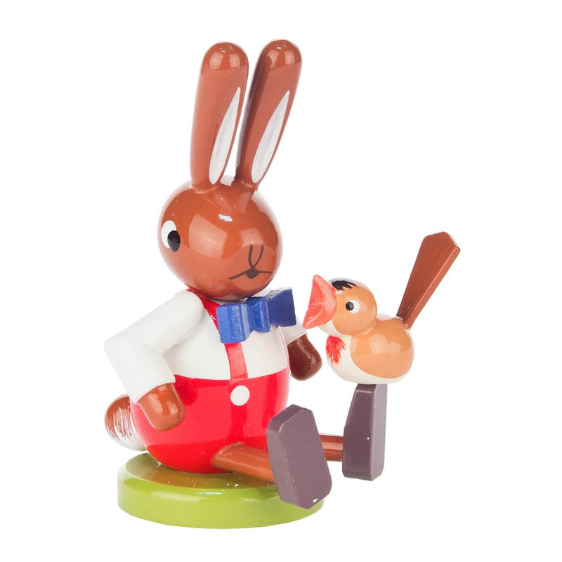 Easter Figure - Rabbit with Bird