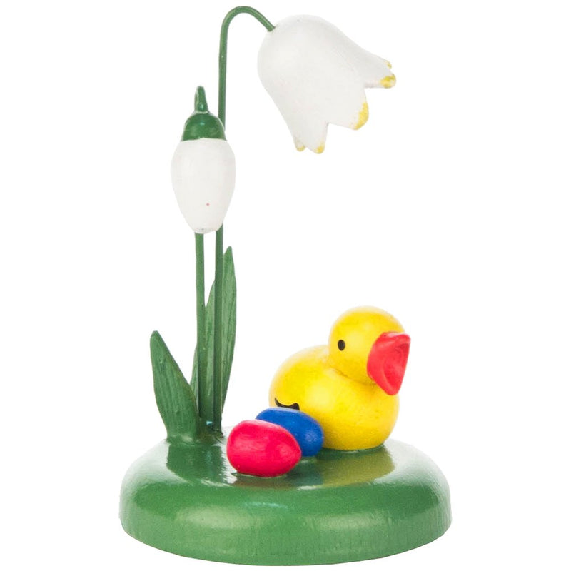 Easter Figure - Chick Under Flower