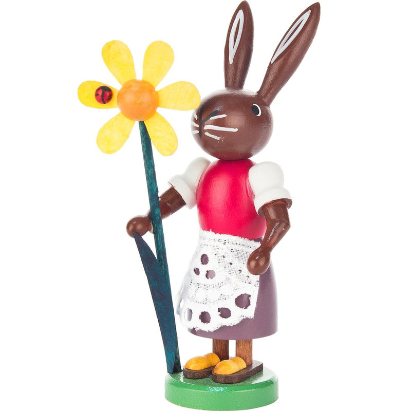 Easter Figure - Rabbit with Flower