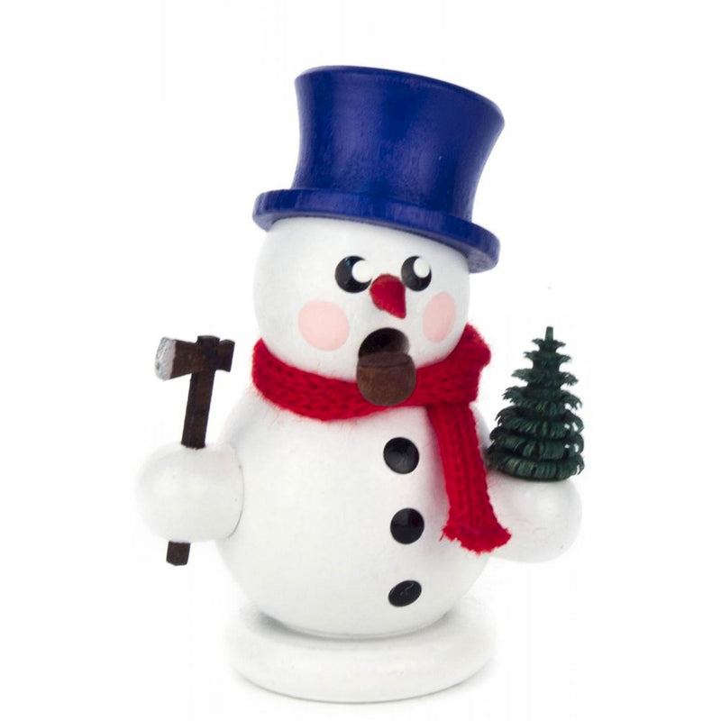 Incense Burner - Snowman with tree