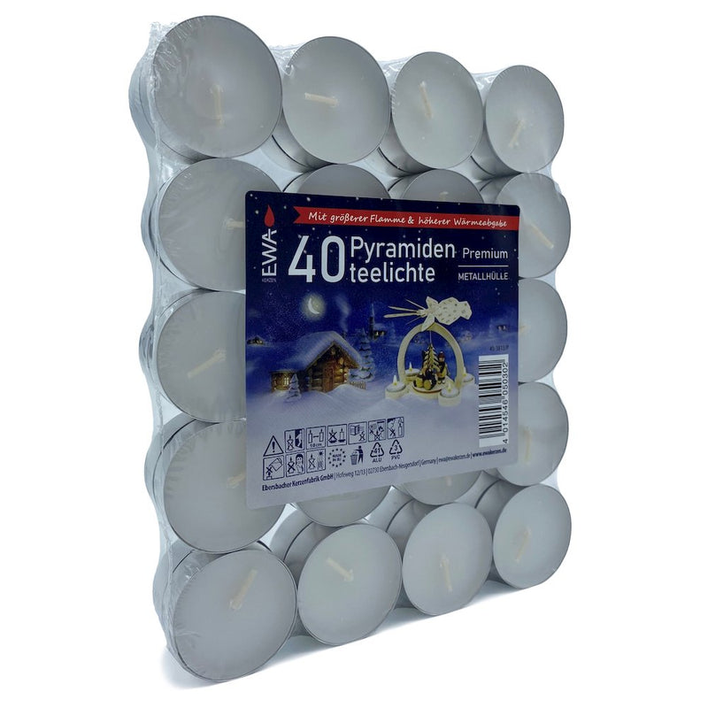 German Tealight Candle - Pack of 40