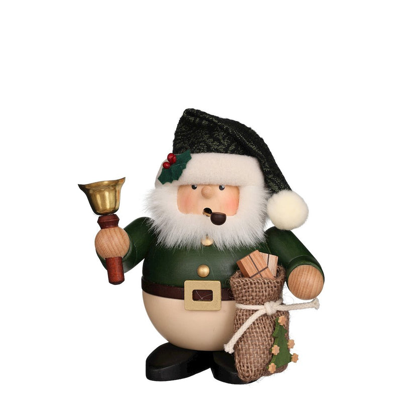 Incense Burner - Green Santa