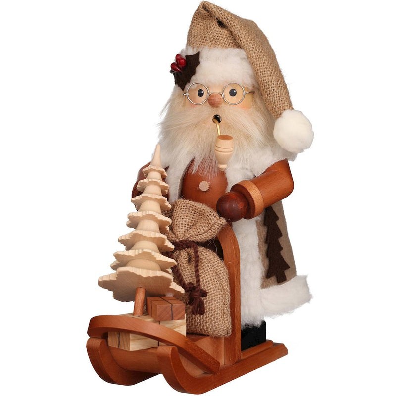 Incense Burner - Santa on Sleigh (Natural)