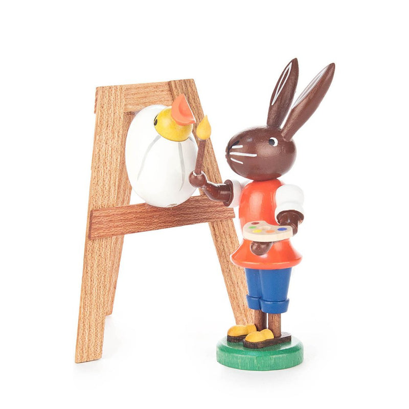 Easter Figure - Rabbit Artist With Egg