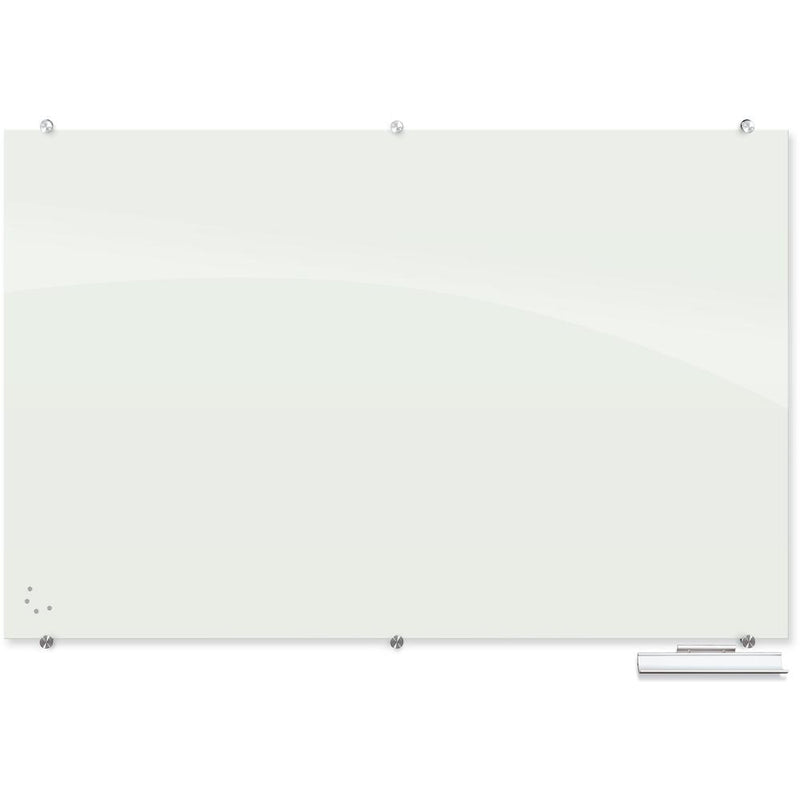 Balt Visionary Glass Dry-Erase Board 72  White Glass Surface