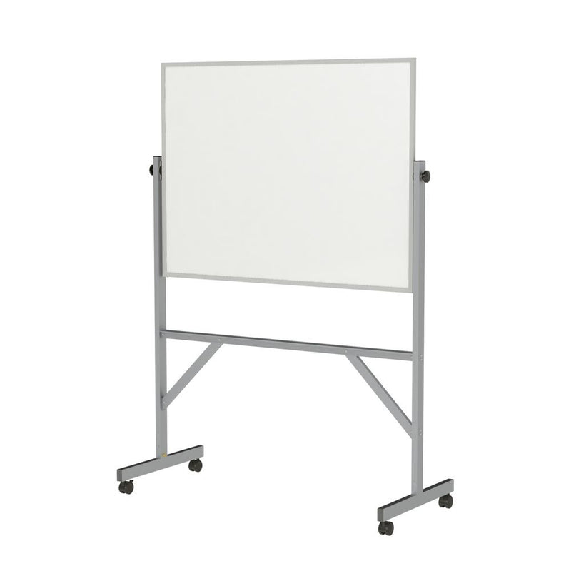 Ghent Reversible Magnetic Porcelain Whiteboard with Aluminum Frame, 3'H x 4'W