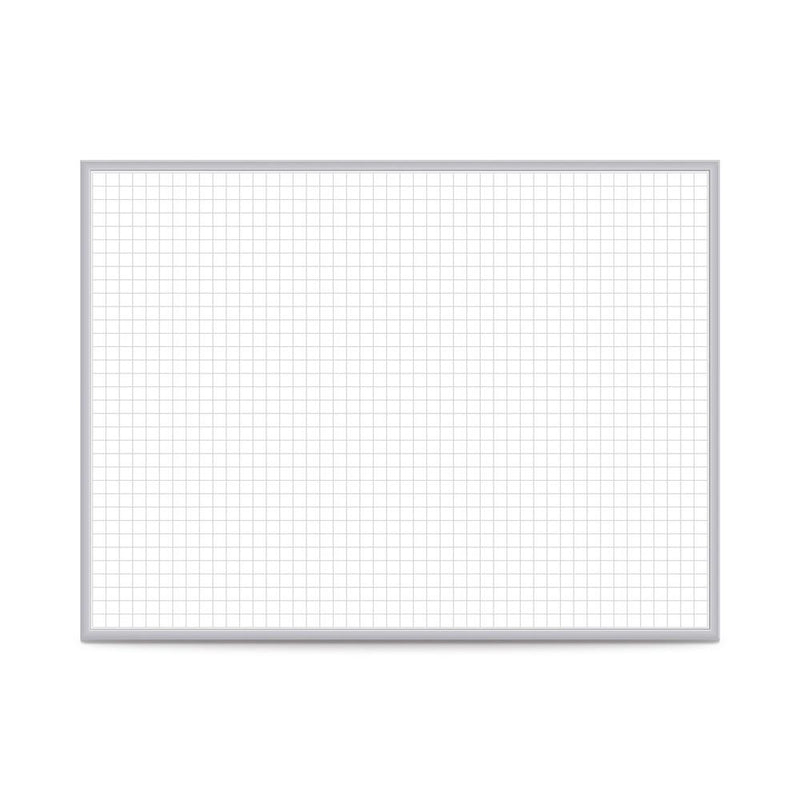 Ghent 1 x1  Grid Magnetic Whiteboard, 4’H x 8’W